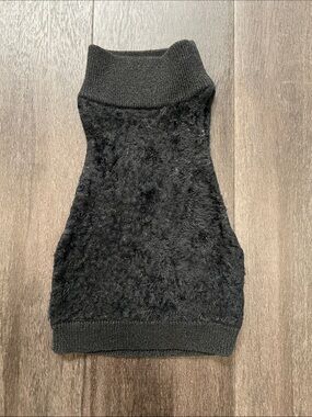 Cozy Black Fuzzy top